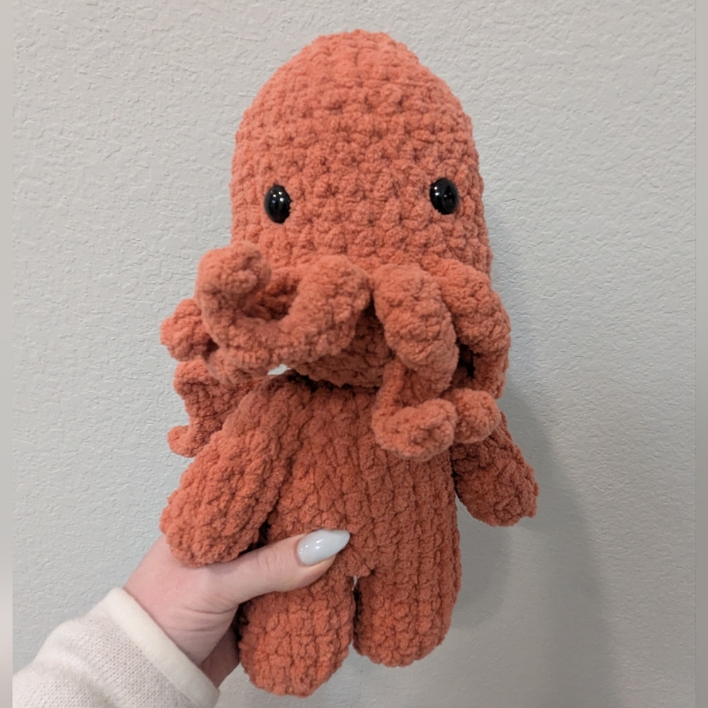 Handmade Plush Crochet Cthulhu